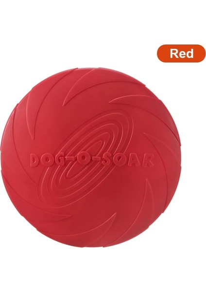 Köpek-Kırmızı Tarzı Çap 22CM Pet Köpek Uçan Diskler Oyuncak Çevre Dostu Yumuşak Kauçuk Yüzer Ufo Dayanıklı Bite Disk Oyuncaklar Yavru Köpek Için Açık Eğitim Malzemeleri (Yurt Dışından)