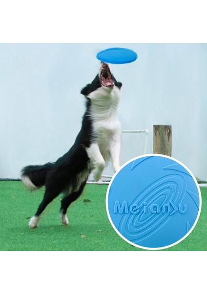 Köpek-Kırmızı Tarzı Çap 22CM Pet Köpek Uçan Diskler Oyuncak Çevre Dostu Yumuşak Kauçuk Yüzer Ufo Dayanıklı Bite Disk Oyuncaklar Yavru Köpek Için Açık Eğitim Malzemeleri (Yurt Dışından)