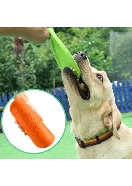 Köpek-Kırmızı Tarzı Çap 22CM Pet Köpek Uçan Diskler Oyuncak Çevre Dostu Yumuşak Kauçuk Yüzer Ufo Dayanıklı Bite Disk Oyuncaklar Yavru Köpek Için Açık Eğitim Malzemeleri (Yurt Dışından)