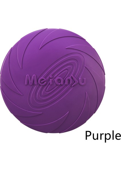 Mor Tarzı M-18CM Pet Köpek Uçan Dlicone Tabağı Oyunu Frizbi Anti-Çiğneme Yumuşak Kaymaz Dogtoy Köpek Interaktif Eğitim Pet Malzemeleri (Yurt Dışından)
