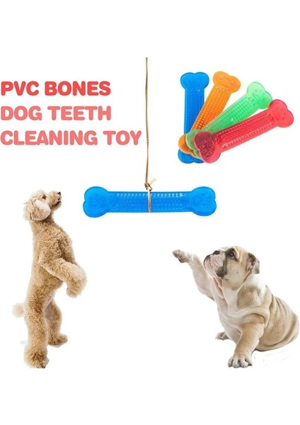 Mavi Stil Pet Köpek Çiğneme Oyuncakları Kauçuk Kemik Köpek Oyuncakları Aktif Olarak Çiğneme Köpek Diş Fırçası Yavru Diş Bakımı Köpek Evcil Hayvan Aksesuarları Suministros Para Perros (Yurt Dışından)
