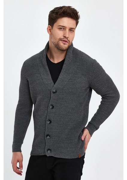 Düğmeli Selanik Örgü Hırka (E23-6705)