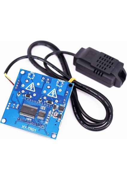 LED Göstergeli Sıcaklık ve Nem Kontrollü 2 Kanal Bağımsız Röle Modülü XY-TR01