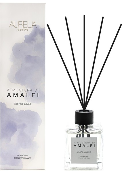 Aurelia Genève Atmosfera Di Amalfi - Wild Fig & Jasmine Diffuser - Incir & Yasemin Çubuklu Oda Kokusu 100 ml