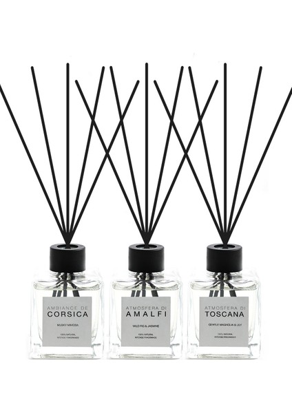 Aurelia Genève Ambiance De Corsica - Musky Mimosa Diffuser - Mimoza & Misk Büyük Çubuklu Oda Kokusu 100 ml