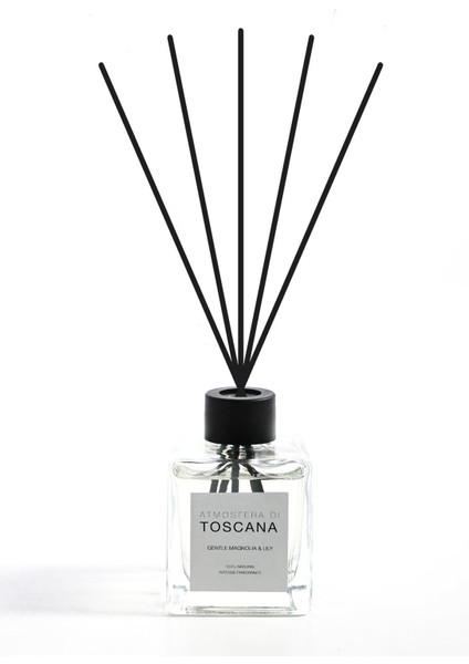 Aurelia Genève Atmosfera Di Toscana - Gentle Magnolia & Lily Diffuser - Manolya & Zambak Büyük Çubuklu Oda Kokusu 100 ml