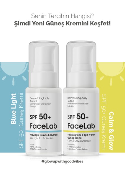 Sakinleştirici ve Işıltı Veren C Vitamini ve Centella Içerikli Spf 50+ Güneş Kremi 50 ml