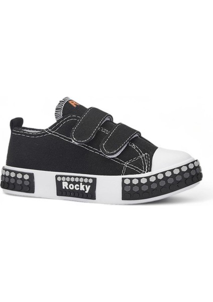 Unisex Çocuk Kız Erkek Yazlık Hafif Rahat Taban Keten Cırtlı Sneaker Spor Ayakkabı (21-30)
