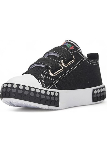 Unisex Çocuk Kız Erkek Yazlık Hafif Rahat Taban Keten Cırtlı Sneaker Spor Ayakkabı (21-30)