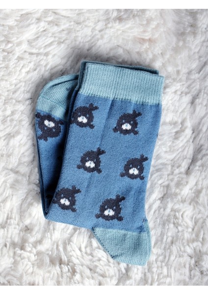 Organik Penye Pamuk Desenli 12'li Çocuk Çorabı fırsatları