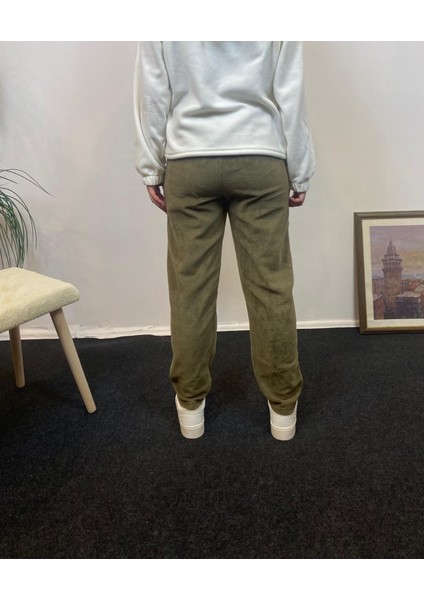 Kadın Rahat Kalıp Beli Lastikli Cepli Polar Eşofman Altı SPR24EAK71 fiyatları