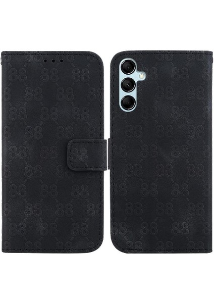 Telefon Kılıfı Için Samsung Galaxy A15 5g/4g Pu Deri Cüzdan Kapak Kickstand (Yurt Dışından)