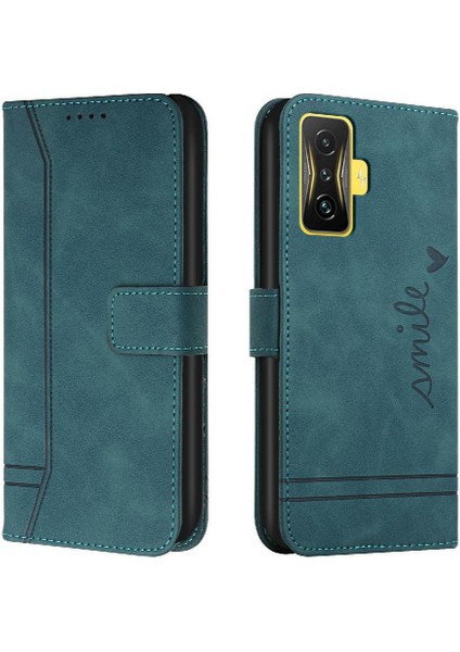 Telefon Kılıfı Için Xiaomi Poco F4 Gt Manyetik Kapatma Flip Folio Cüzdan Pu (Yurt Dışından)