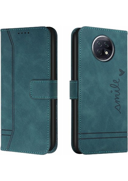 Telefon Kılıfı Için Xiaomi Redmi Not 9t Pu Deri El Kayışı Kart Yuvaları Kapak (Yurt Dışından)