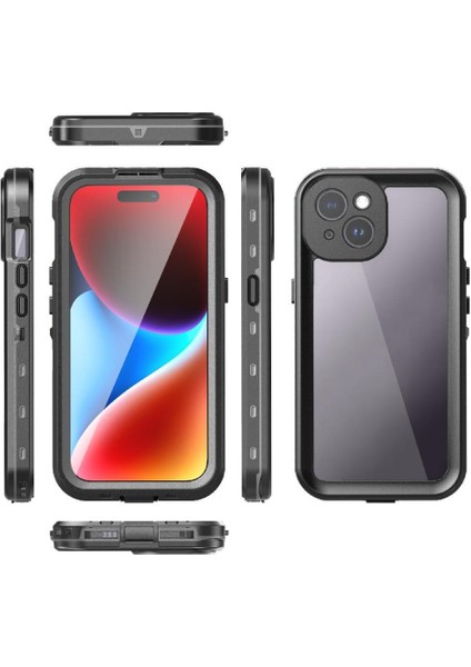 Iphone 15 Için Su Geçirmez IP68 Su Geçirmez Tam 12FT Askeri Inşa (Yurt Dışından)