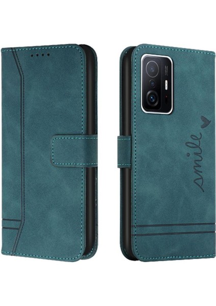 Telefon Kılıfı Için Xiaomi 11T/11T Pro Flip Folio Cüzdan Pu Deri Manyetik (Yurt Dışından)