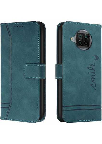 Telefon Kılıfı Için Xiaomi 10T Lite Manyetik Kapatma Kart Yuvaları Kapak Çevirin El (Yurt Dışından)