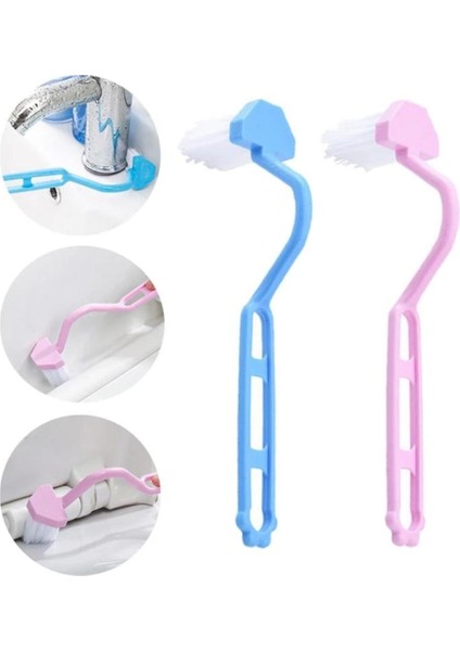 [sıcak] 1 Adet Taşınabilir S Şekli Kavisli Uzun Saplı Tuvalet Fırçası Jant Kolay Temiz Köşe Derin Temizleme Fırçası Ev Otel Banyo Aksesuarları (Yurt Dışından)