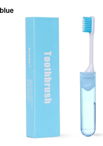 1pc Taşınabilir Seyahat Kamp Katlanır Diş Fırçası Açık Ağız Temizleme Diş Fırçası (Yurt Dışından)