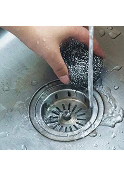 Eıtgzwas 2020 16 Adet Paslanmaz Çelik Süngerler Yıkayıcılar, Gereçler Yıkayıcı Ovma Pedleri Topu Pas Çıkarmak Için Kirli Tencere Temizleyici (Yurt Dışından) modelleri