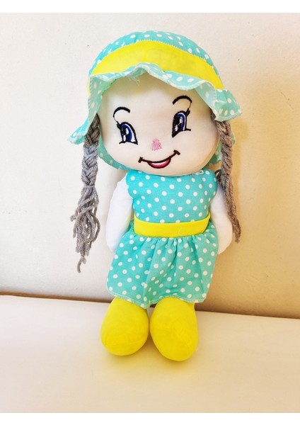 Şapkalı Şakire Bez Bebek 40CM