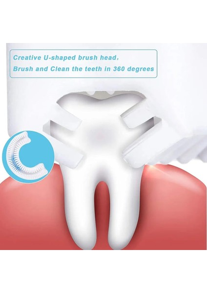 Kids U Vormige Tandenborstel Hele Mond Met Siliconen Haren Masaj Tandenborstel Orale Temizleme U-Vormige Eğitim Tandenborstels (Yurt Dışından) fiyatları