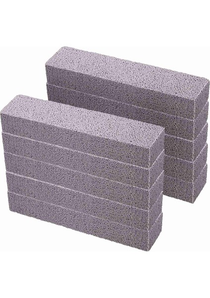 10 Adet Ponza Çubukları Ponza Ovma Pedi Temizleme Için Gri Ponza Çubuğu Temizleyici Tfluidet Kase Halkası Banyo 5.9 x 1.4 x 0.9 Inç Çıkarmak Için (Yurt Dışından)