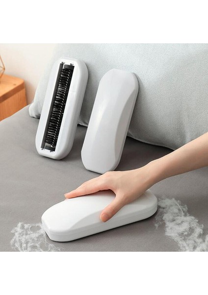 [fun Lıve] Halı Toz Fırçası Plastik Başucu Masa Kırıntı Süpürgesi Pet Saç Kabartmak Temizleyici Yapışkan Seçici Lint Rulo Elbise Süpürme Temizleme (Yurt Dışından)