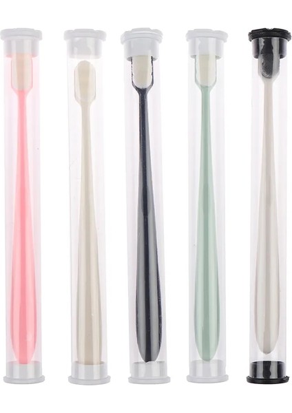 1 Adet Ultra-Fijne Tandenborstels Dalga Nano Miljoen Haren Mikro Zachte Tandenborstel Met Houder Draagbare Ağız Bakımı Eko Ürün Kiti (Yurt Dışından) modelleri