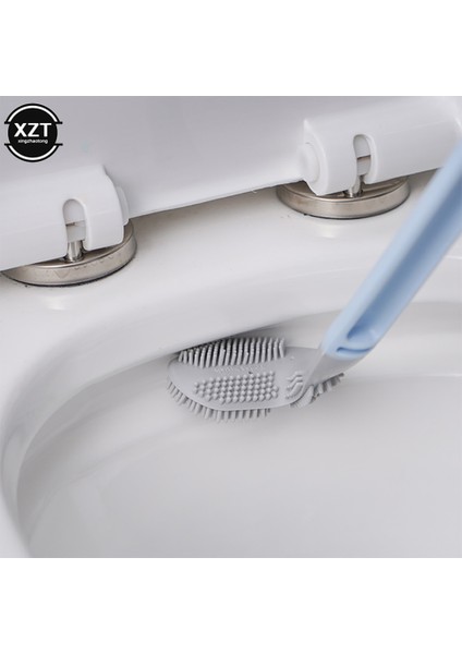 Tuvalet Fırçası Silikon Kaymaz Uzun Saplı Tuvalet Temizleme Fırçası Tuvalet Temizleme Fırçası Bükülebilir Silikon Tpr Fırça Kafası Banyo (Yurt Dışından) fiyatları