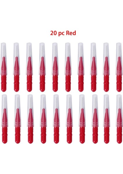 20 Adet 0.7 cm Tekrar Tekrar Kürdan Diş Hediye Ağız Bakımı Diş Arası Ipi Fırça Fırçalar Dil Temizleyici Kürdan (Yurt Dışından)