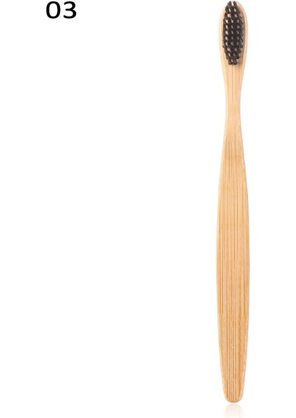 Adet Ahşap Diş Fırçası Katı Bambu Saplı Çevre Dostu Yumuşak Fiber Diş Fırçaları Diş Temizleme Ağız Bakımı Sağlıklı Aksesuarlar (Yurt Dışından)