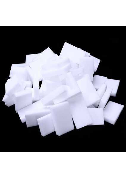 Flyeer 70 Adet Beyaz Mutfak Bulaşık Süngeri Blok, Temizlik Sihirli Sünger Blok 10X6CMX2CM (Yurt Dışından)