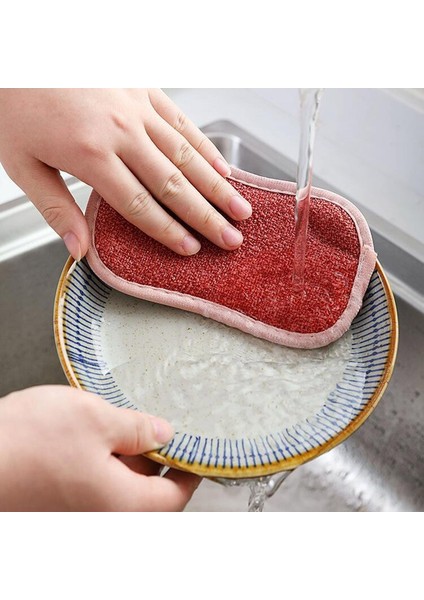 [sıcak] Çift Taraflı Sihirli Sünger Mutfak Temizleme Fırçası Temizleyici Ovma Süngeri Mutfak Temizlik Araçları Ovma Pedi Fırça Tencere Temizleme (Yurt Dışından) fiyatları