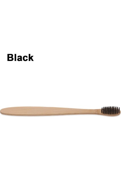 Adet Çevre Dostu Bambu Kömür Yeniden Kullanılabilir Diş Fırçası Yumuşak Kıl Doğal Saplı Seyahat Diş Fırçası Diş Ağız Bakımı Malzemeleri (Yurt Dışından)