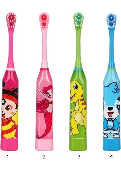 1/2 Adet Karikatür Elektrikli Diş Fırçası Çift Taraflı Su Geçirmez Diş Fırçası Çocuklar Için Ağız Temizleme 2 Adet Yedek Kafa (Yurt Dışından) fiyatları