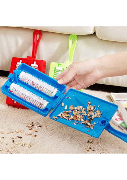 [fun Lıve] Fuyu Süpürgesi Halı Masa Toz Fırçası Kir Kırıntı Temizleyici Rulo 2 Fırça Ev Temizlik (Yurt Dışından) fiyatları