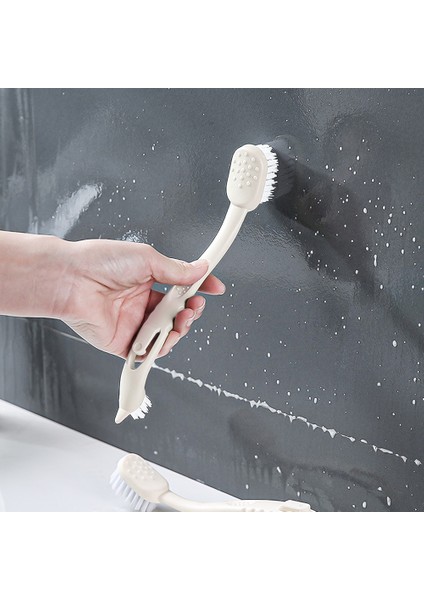 1/3 Adet Çift Uçlu Ayakkabı Fırçası Mini Uzun Plastik Saplı Temizleme Fırçası Tuvalet Temizleme Araçları (Yurt Dışından) fırsatları