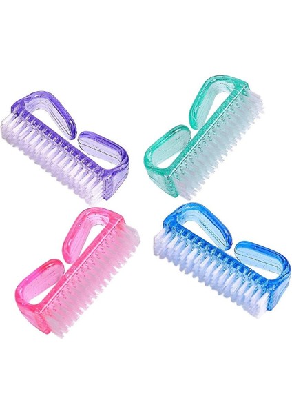 Akrilik Tırnak Fırçası Tırnak Sanat Manikür Pedikür Yumuşak Toz Kaldırmak Plastik Temizleme Tırnak Fırçaları Dosya Alet Takımı (Yurt Dışından)