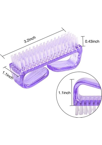 Akrilik Tırnak Fırçası Tırnak Sanat Manikür Pedikür Yumuşak Toz Kaldırmak Plastik Temizleme Tırnak Fırçaları Dosya Alet Takımı (Yurt Dışından) modelleri