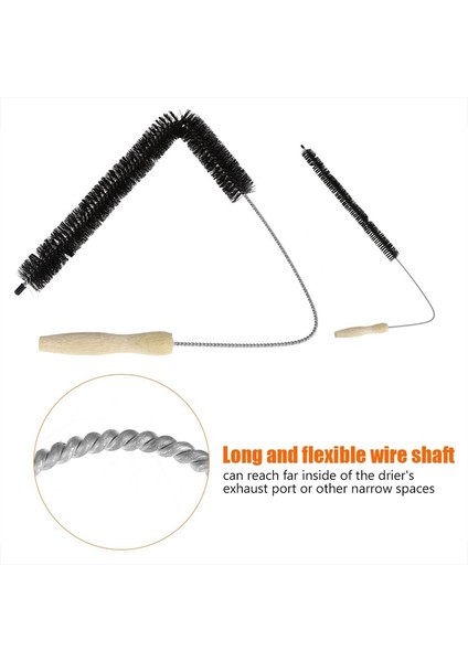 Kurutucu Havalandırma Temizleyici Kurutucu Lint Fırçası Havalandırma Tuzağı Temizleyici Uzun Esnek Buzdolabı Bobin Fırçası (Yurt Dışından) modelleri