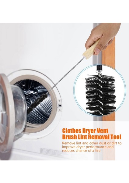 Kurutucu Havalandırma Temizleyici Kurutucu Lint Fırçası Havalandırma Tuzağı Temizleyici Uzun Esnek Buzdolabı Bobin Fırçası (Yurt Dışından) fırsatları
