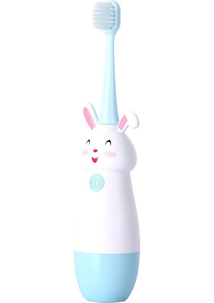 Azdent Sevimli Sonic Çocuklar Elektrikli Diş Fırçası Tavşan Karikatür Akıllı Diş Fırçası Çocuk Pil Yumuşak Kıl Diş Fırçası Su Geçirmez (Yurt Dışından)
