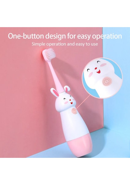 Azdent Sevimli Sonic Çocuklar Elektrikli Diş Fırçası Tavşan Karikatür Akıllı Diş Fırçası Çocuk Pil Yumuşak Kıl Diş Fırçası Su Geçirmez (Yurt Dışından) modelleri