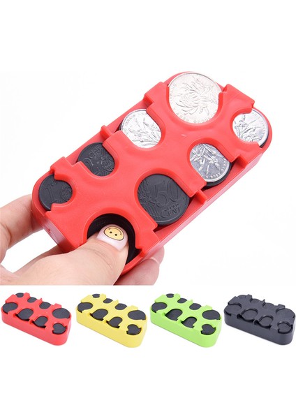 Yeni Euro Para Dağıtıcı Depolama Paraları Çanta Cüzdan Tutucular Saklama Kutusu Plastik (Yurt Dışından) fiyatları