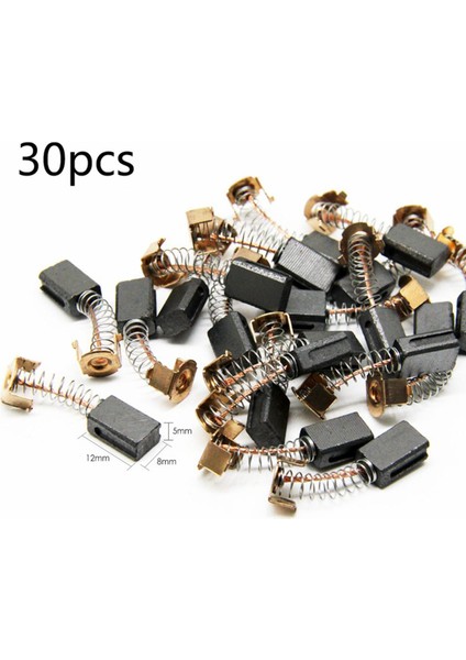 Nxfdsıoz 90 Adet Karbon Motor Fırçaları Elektrikli Döner Motor Aracı Dremel Elektrik Motorları Için Yedek Parça Tamir (12X8X5MM Taban) (Yurt Dışından)
