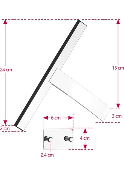 Kancalı Cam Silecek Banyo Tet Cam Temizleyici Ev Temizlik Aracı Yüksek Ayna Işık Efekti (Yurt Dışından) modelleri