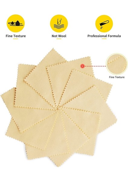 Takı TEMIZLEYICI-200 x Parlatma Bezi (Sarı)-Sarı (Yurt Dışından) fiyatları