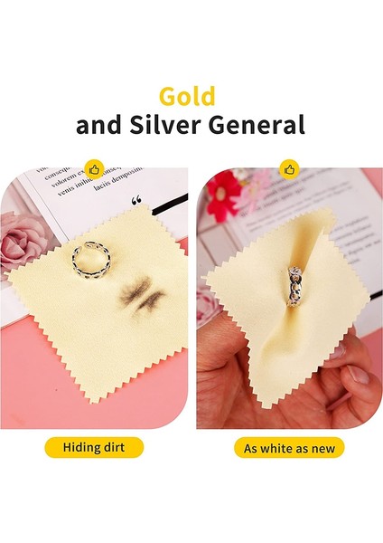 Takı TEMIZLEYICI-200 x Parlatma Bezi (Sarı)-Sarı (Yurt Dışından) fırsatları