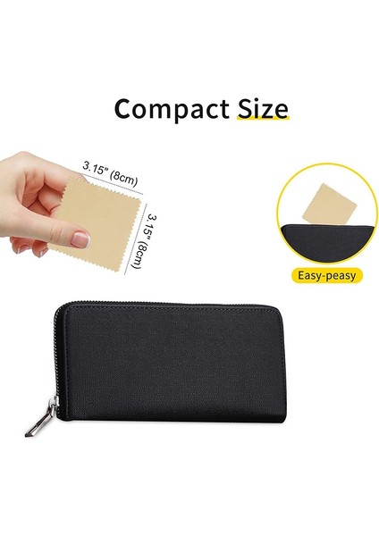 Takı TEMIZLEYICI-200 x Parlatma Bezi (Sarı)-Sarı (Yurt Dışından) indirimleri